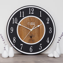Load image into Gallery viewer, Medium Wooden Clock in Black - Ask about personalisation