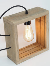 Load image into Gallery viewer, Reclaimed Oak Edison Lamp