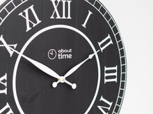 Load image into Gallery viewer, Large Wooden Wall Clock in Black - Ask about personalisation