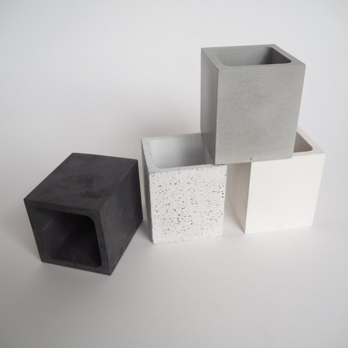 Square Concrete Mini Pot