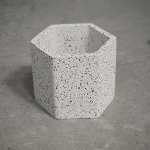 75mm Hexagonal Concrete Pot