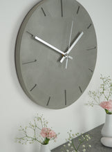 Load image into Gallery viewer, Medium Round Concrete Wall Clock