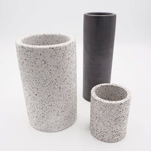 Load image into Gallery viewer, 7.5cm Diameter Cylindrical Jesmonite Vase